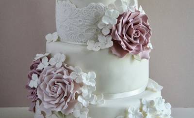 Чотириповерховий весільний торт