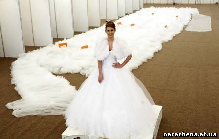 Найдовша весільна сукня